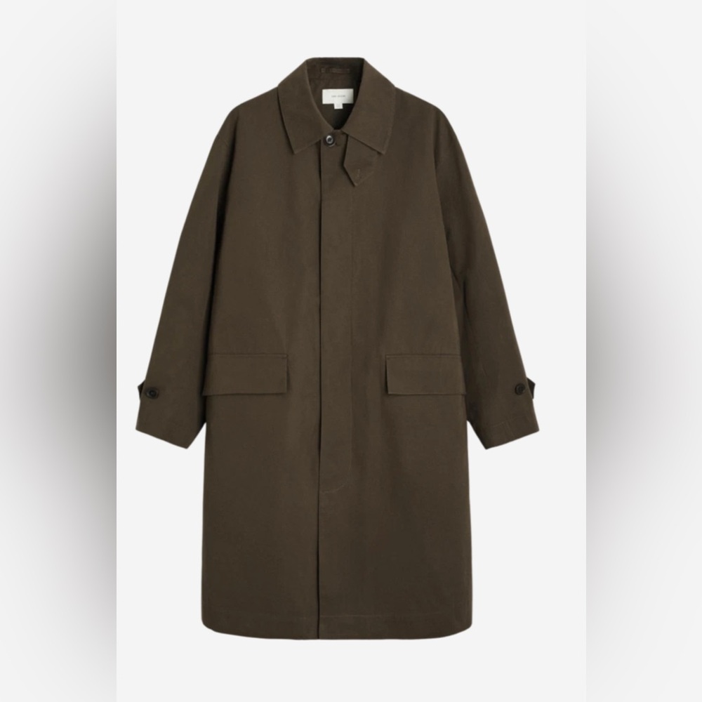 Zara Men's Dark Brown Trench Coat